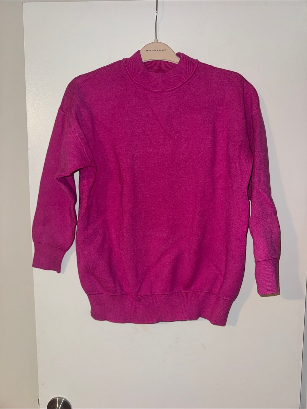 Zara Women’s Fuchsia Crewneck Sweater